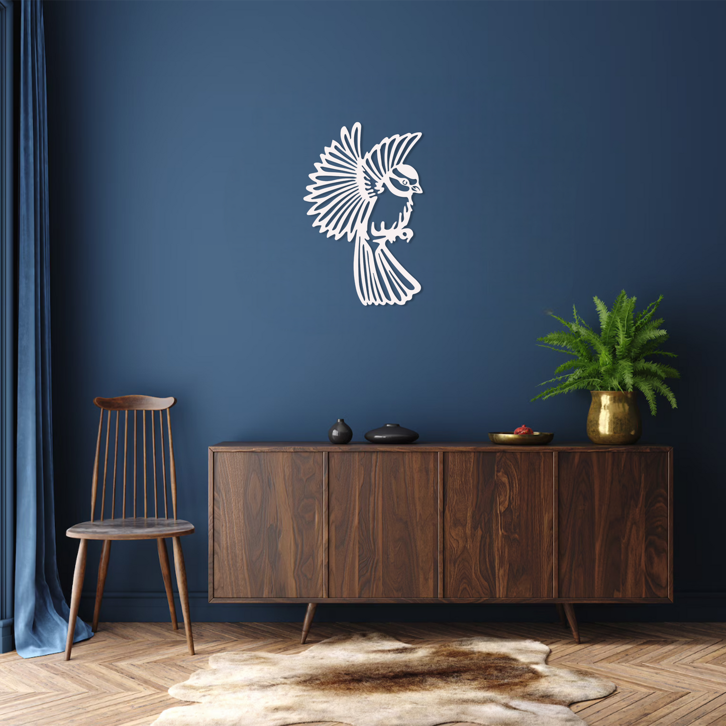 Flying Sparrow Wall Art