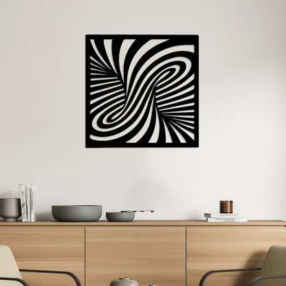 Dynamic Swirl Wall Art