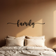 Family Script Wall Art