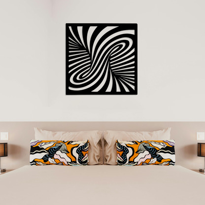 Dynamic Swirl Wall Art