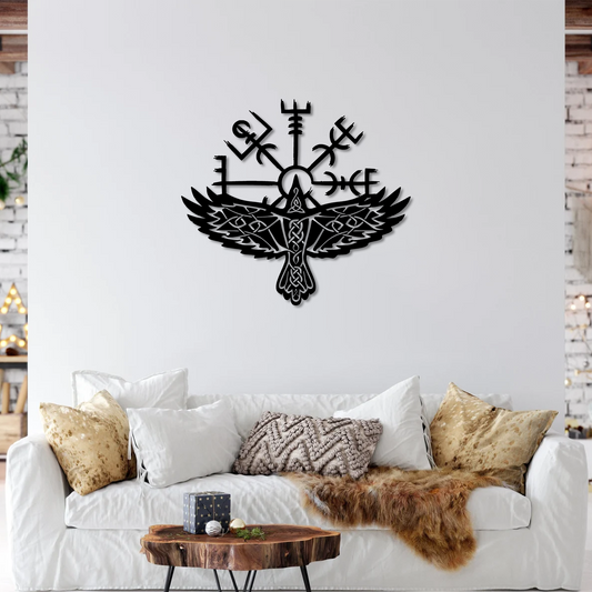 Nordic Raven Wall Art