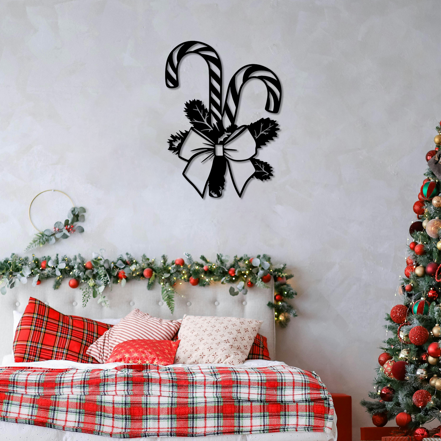 Candy Cane Wall Art