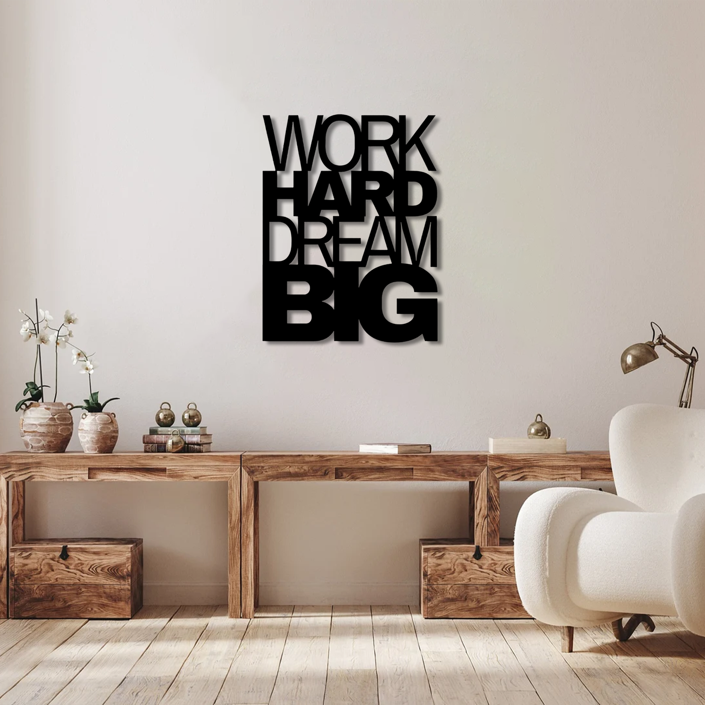 Work Hard Dream Big Wall Art