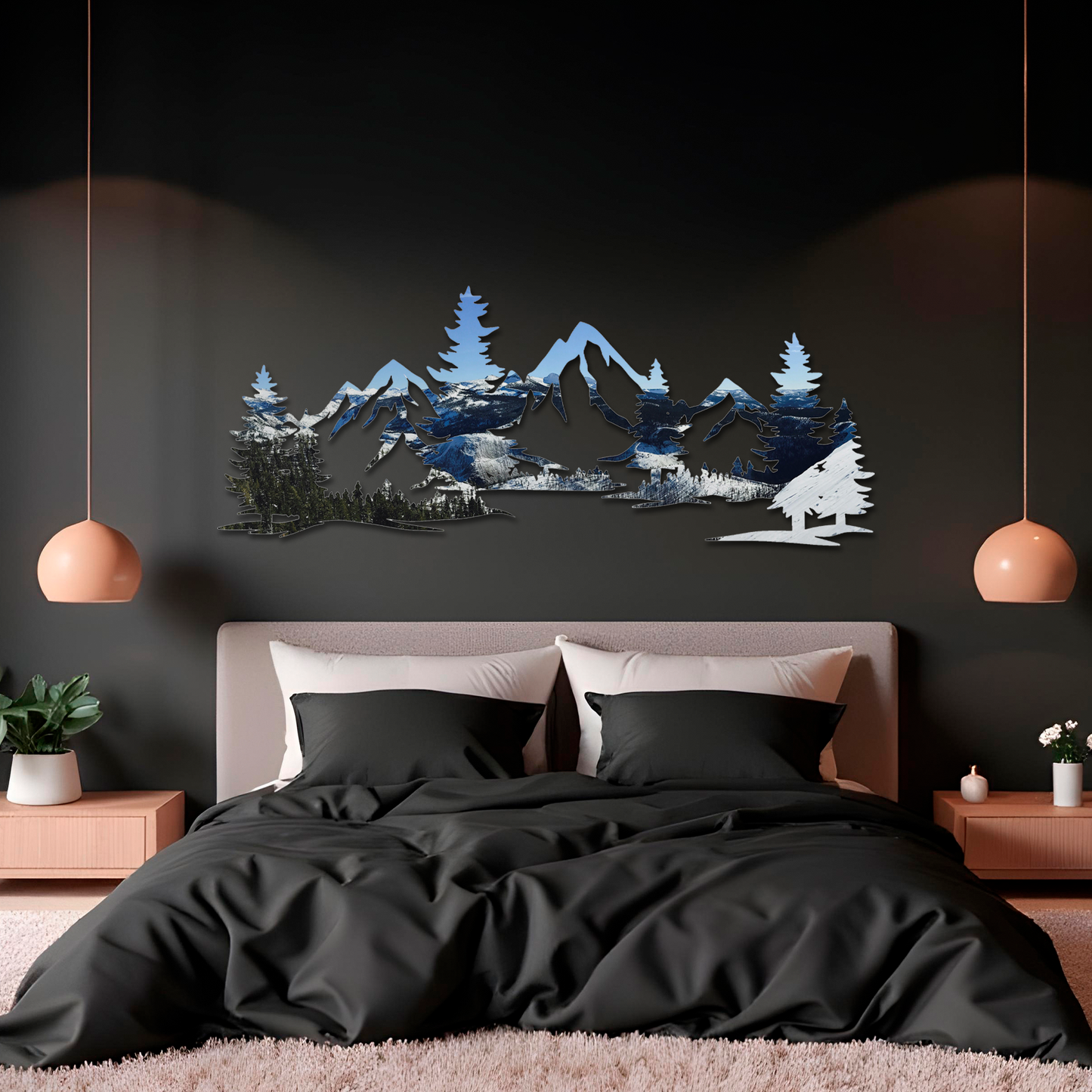 Winter Peaks Printed Wall Art