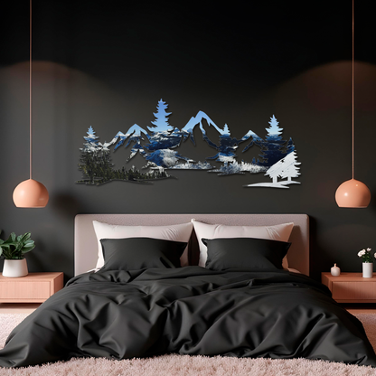 Winter Peaks Printed Wall Art