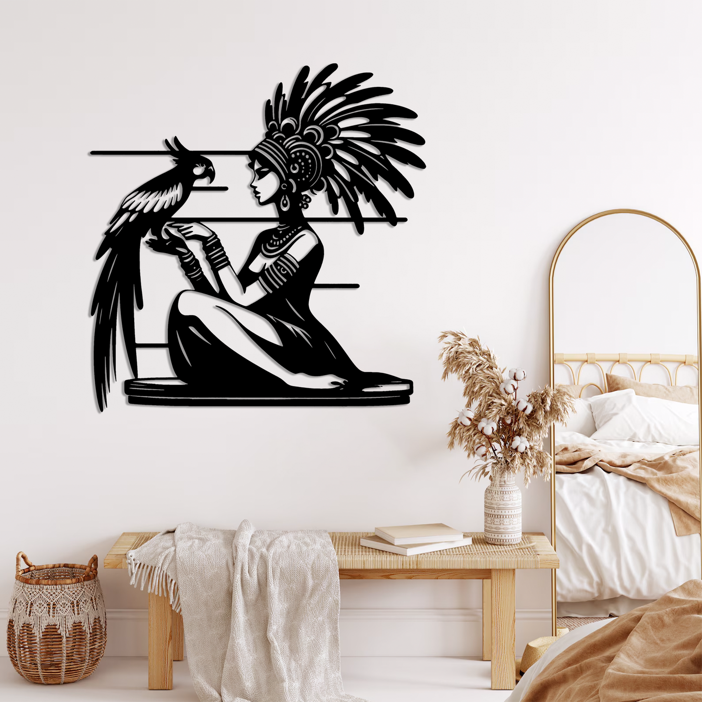 Aztec Woman Wall Art