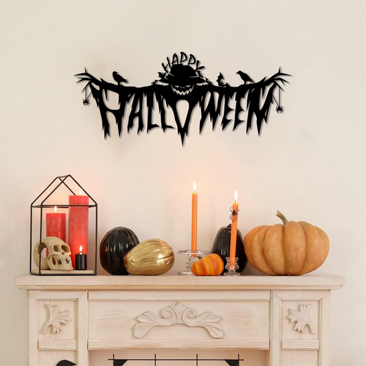Halloween Script Wall Art