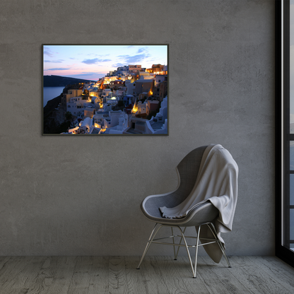 Cliffside Serenity Framed Print