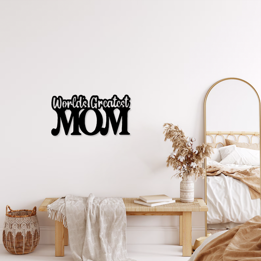 World's Greatest Mom Wall Art