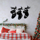 Personalized Christmas Stockings Wall Art