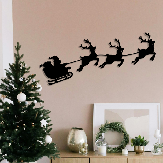 Santa's Sleigh Wall Art