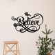 Festive Believe Wall Art