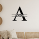 Letter Monogram Wall Art