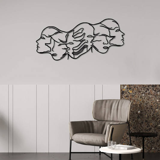Fluid Faces Wall Art