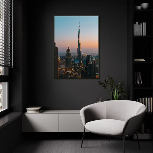 Burj Khalifa Framed Print