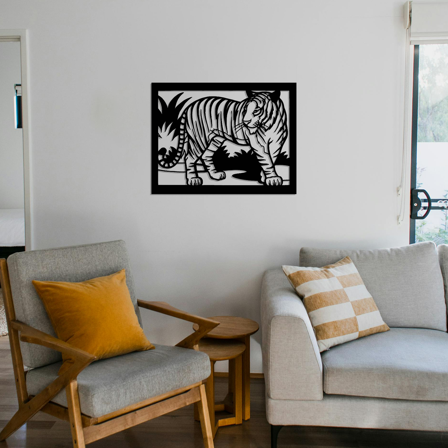 Safari Tiger Wall Art