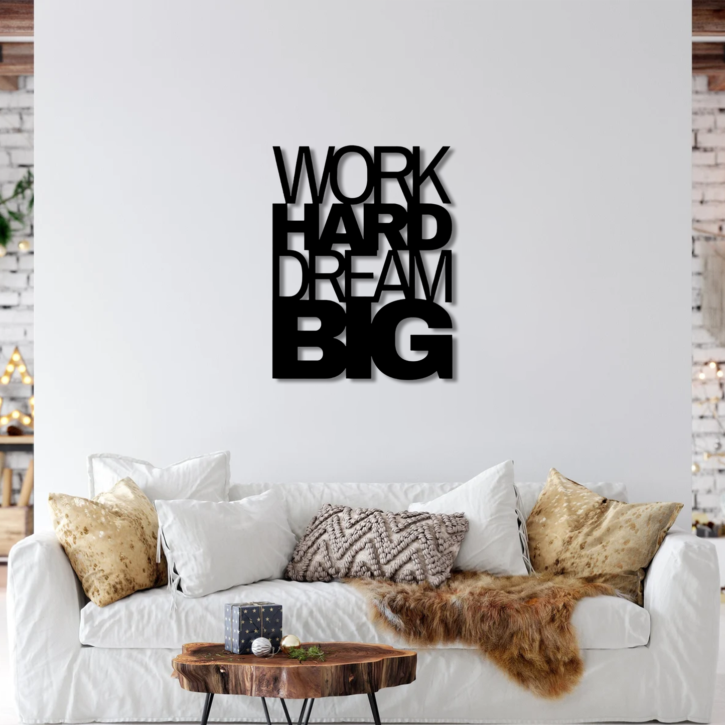 Work Hard Dream Big Wall Art