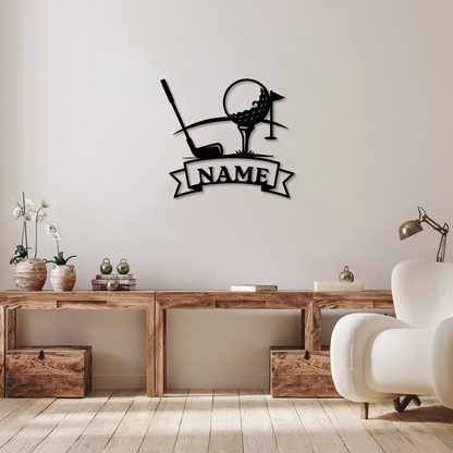 Custom Golf Plaque Wall Art