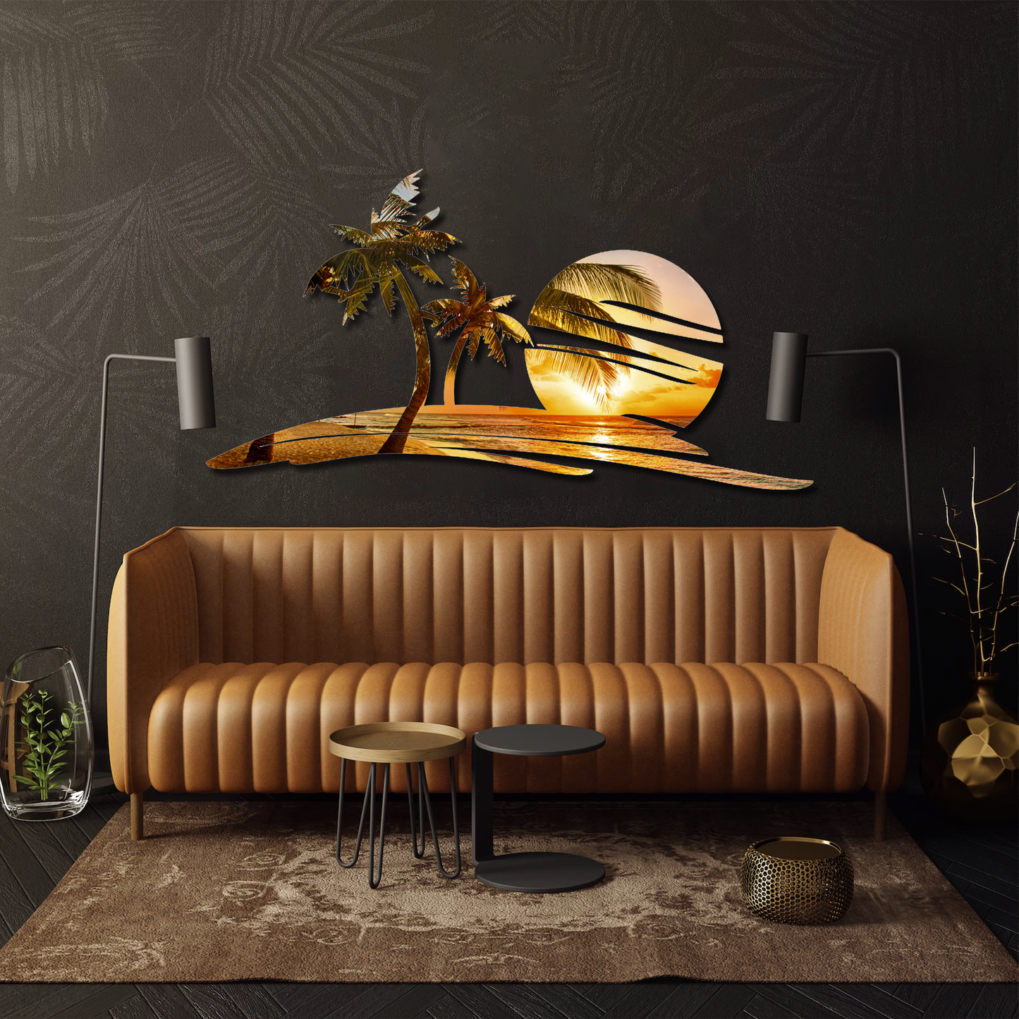Sunset Beach Printed Wall Art