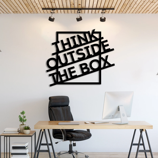 Think Outside The Box Wall Art