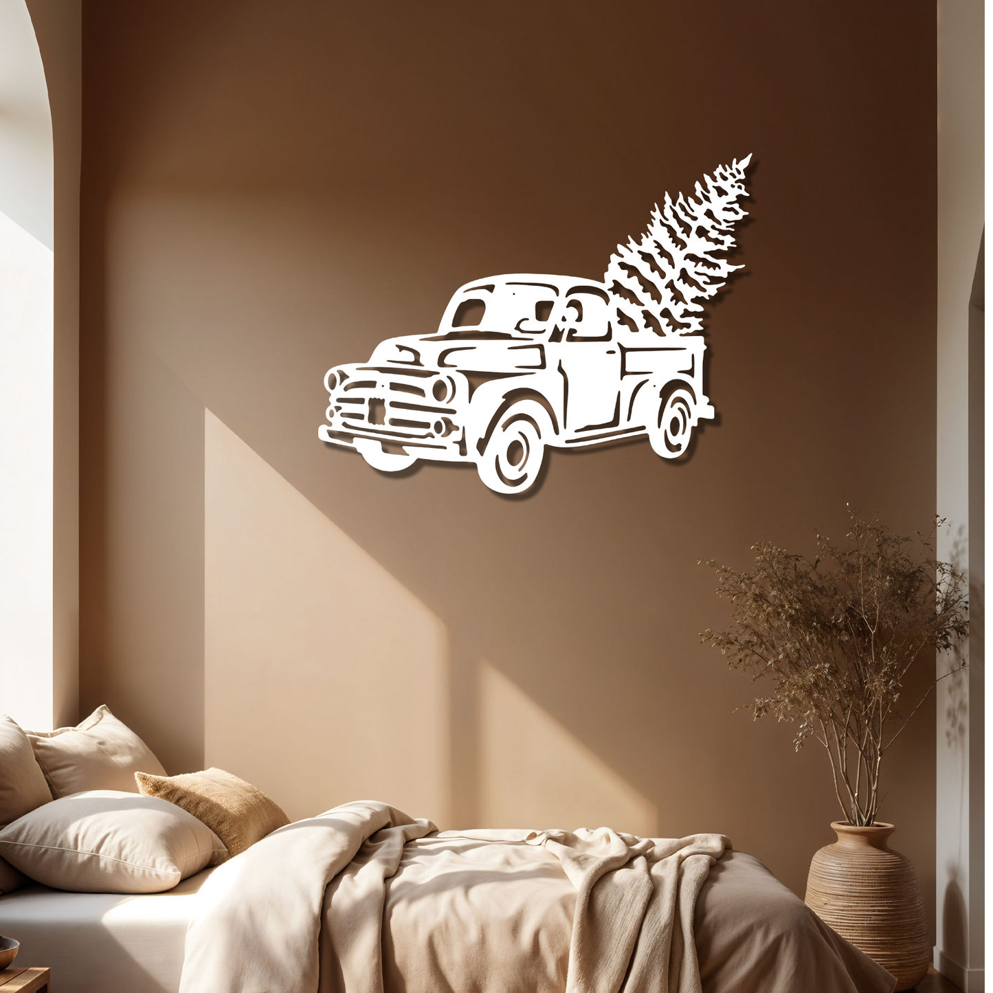 Christmas Truck Wall Art