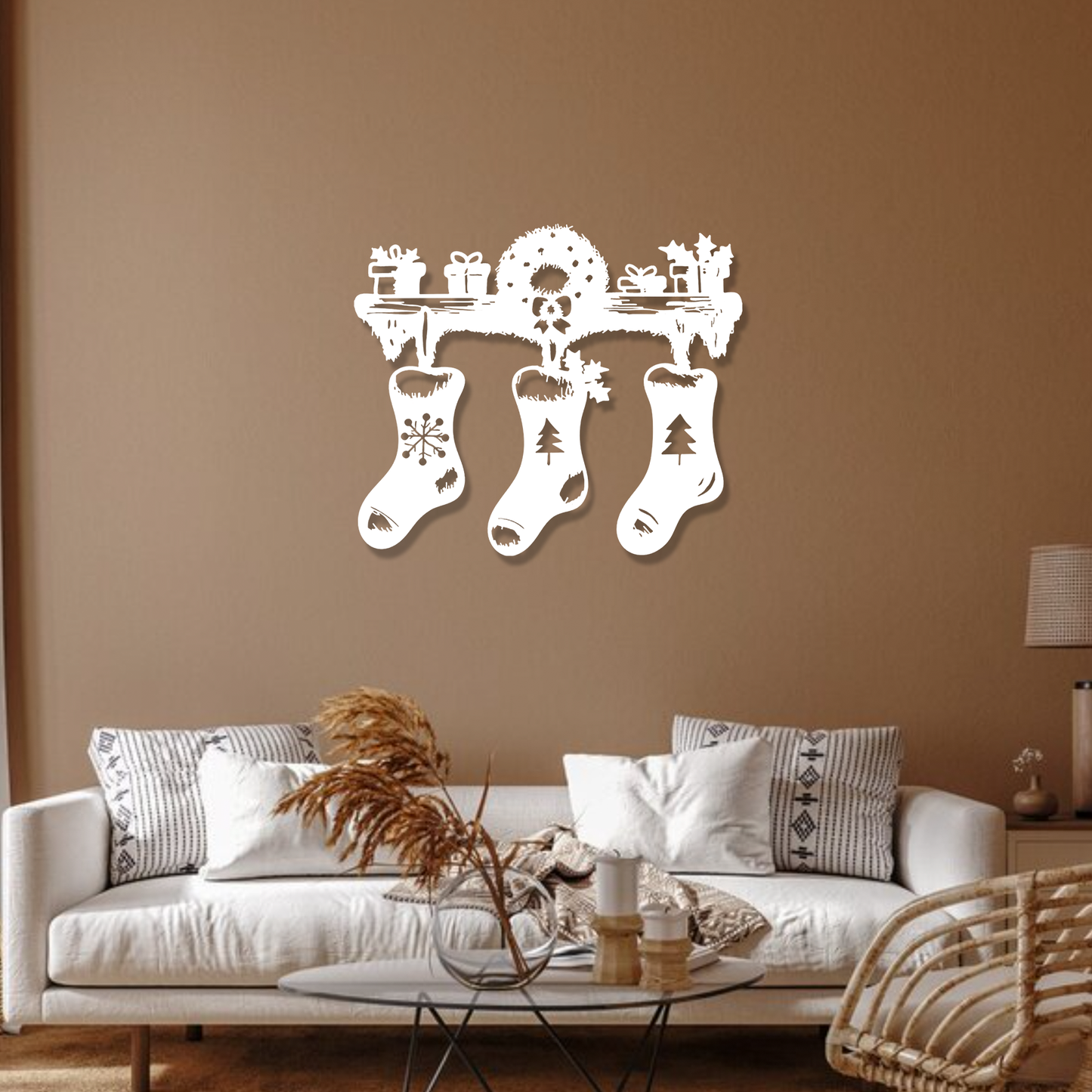 Christmas Stockings Wall Art