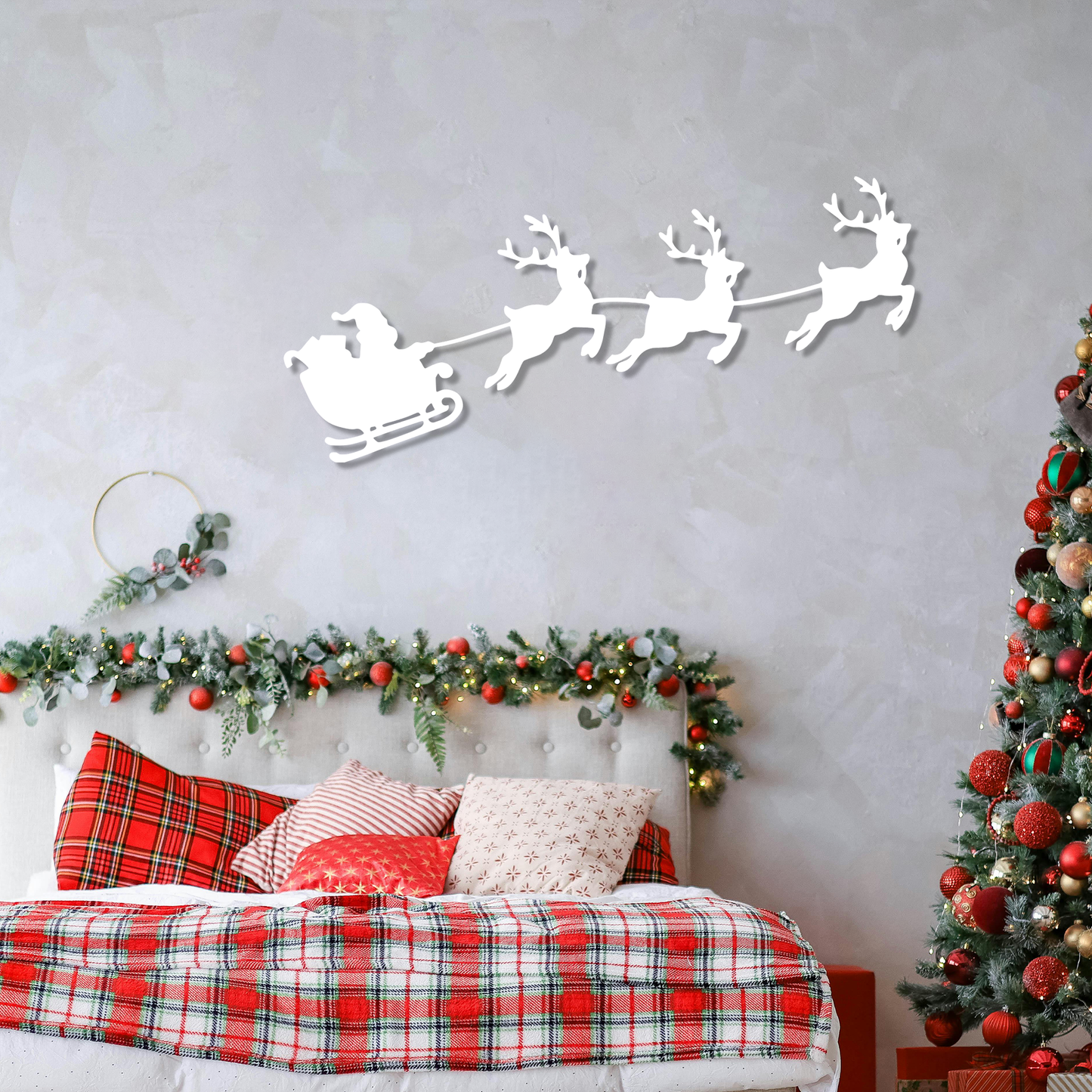 Santa's Sleigh Wall Art