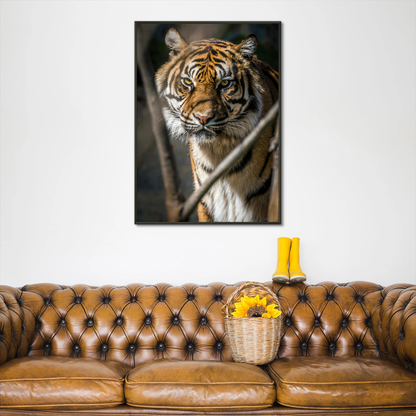 Tiger Watch Framed Print