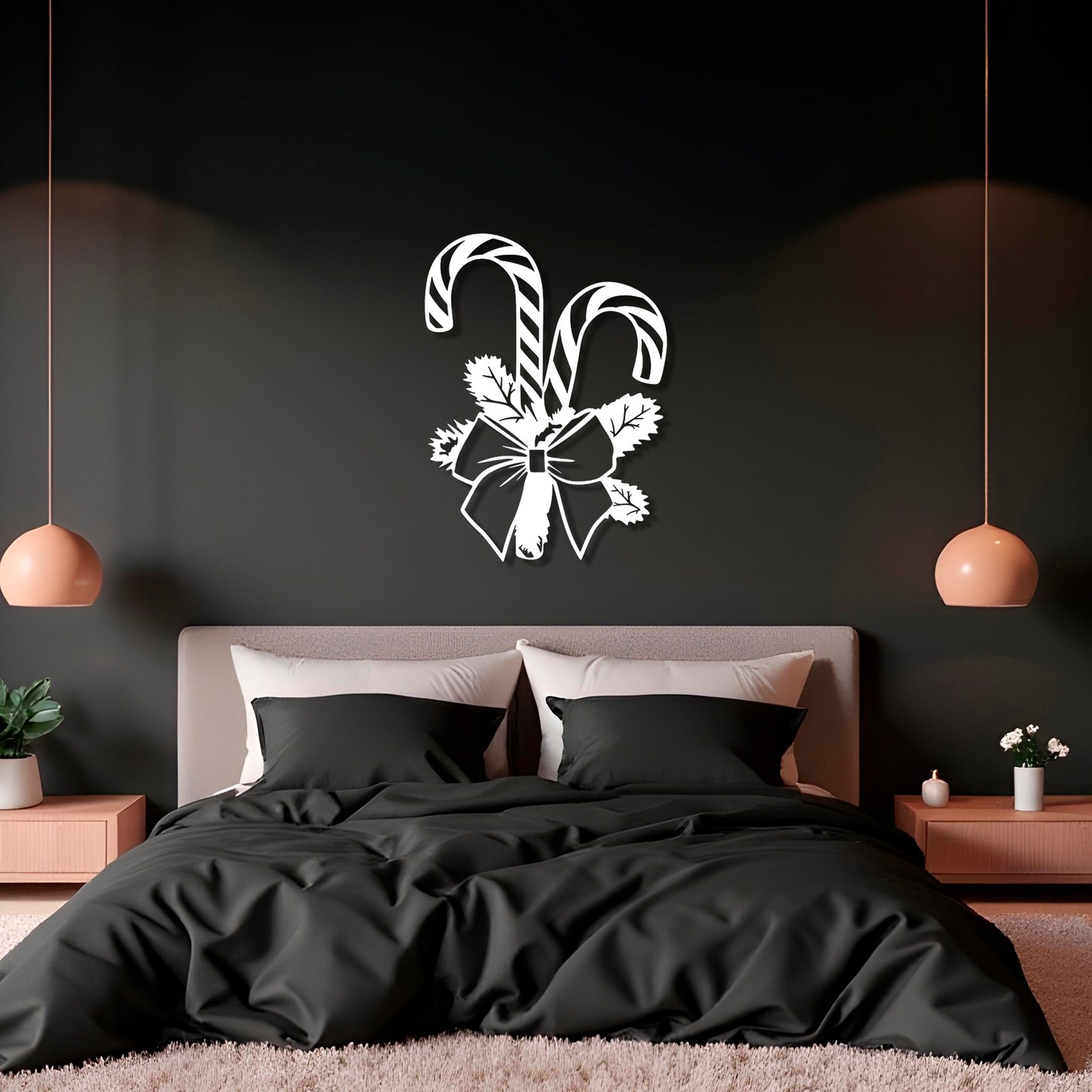Candy Cane Wall Art