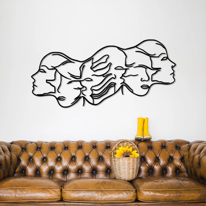 Fluid Faces Wall Art