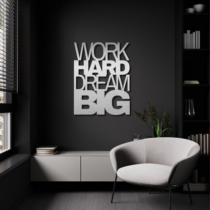 Work Hard Dream Big Wall Art