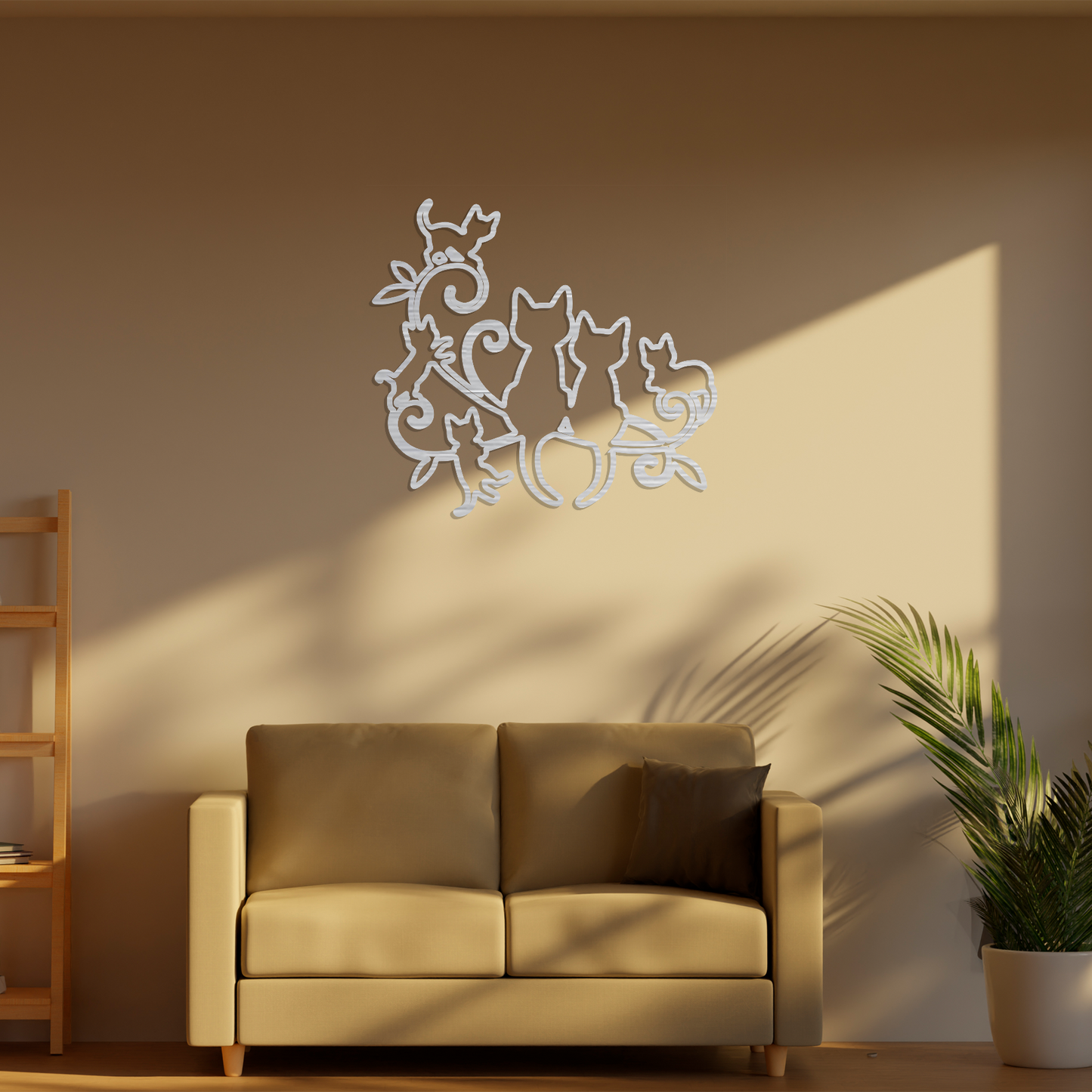 Playful Cats Wall Art