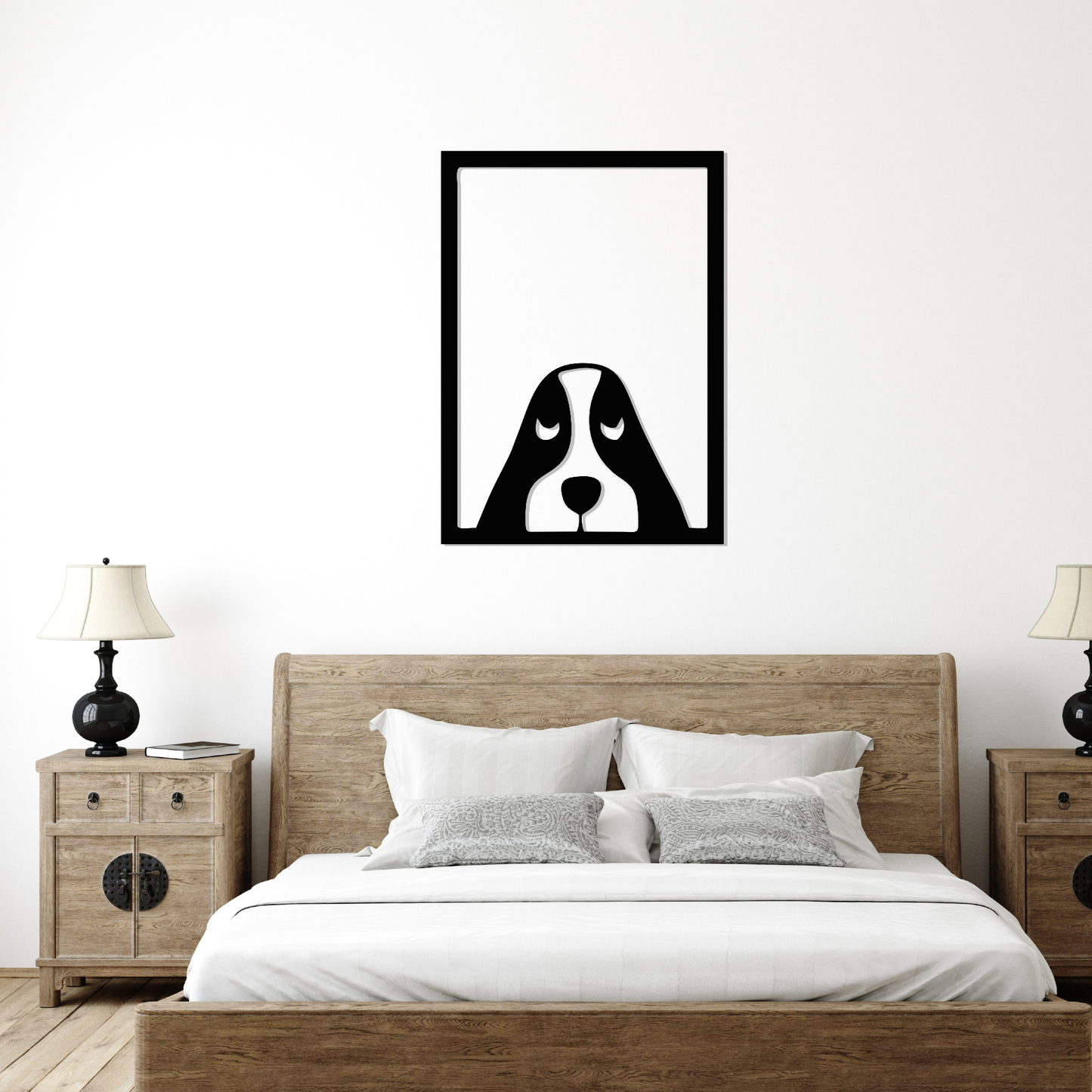 Peeking Dog Wall Art