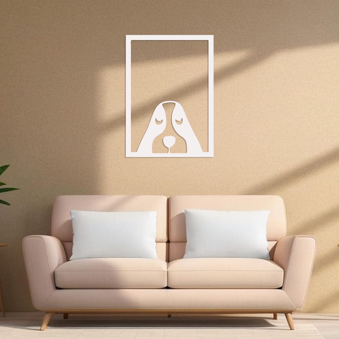 Peeking Dog Wall Art
