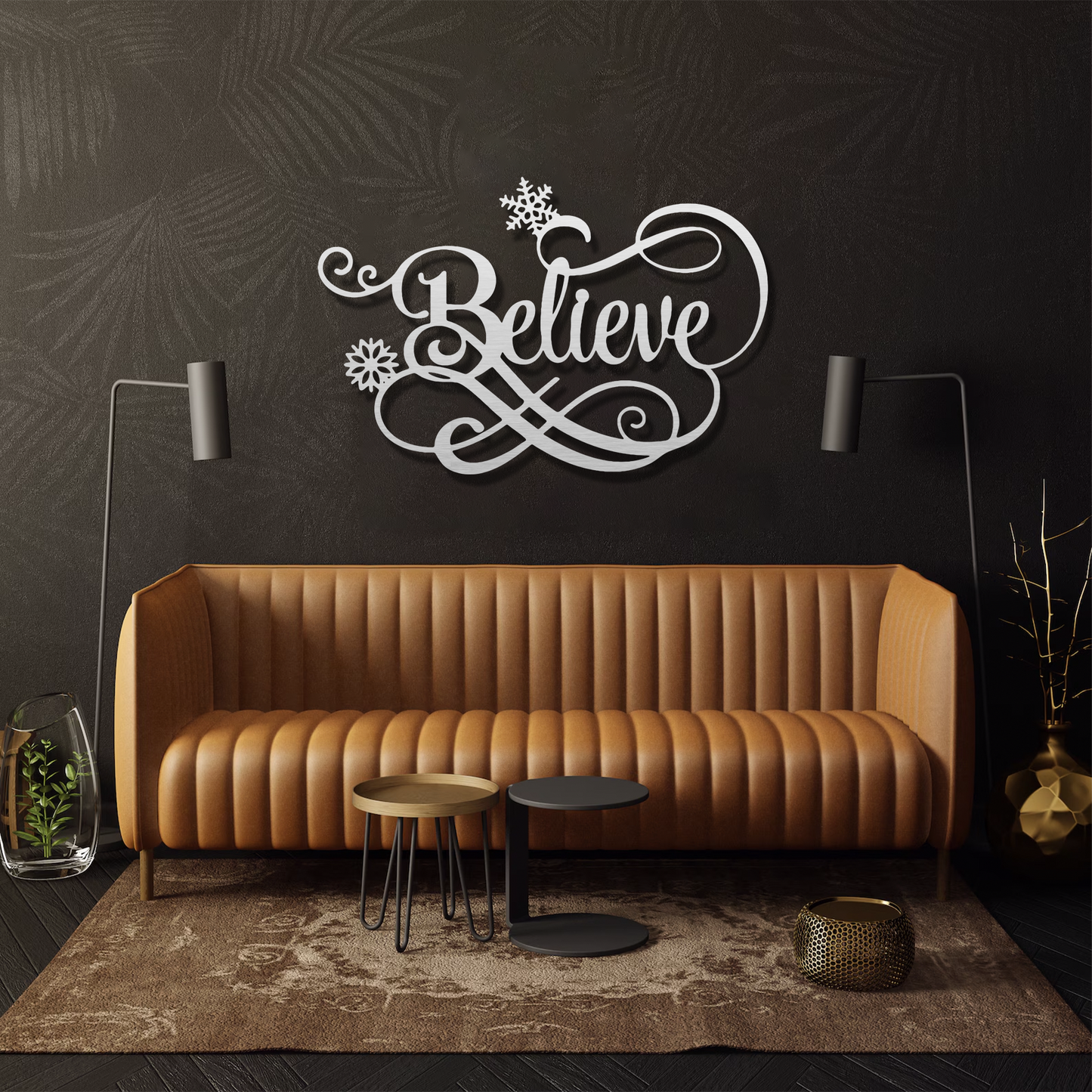 Festive Believe Wall Art