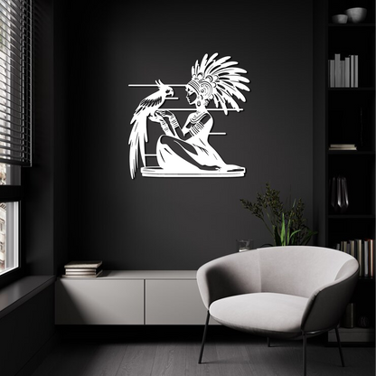Aztec Woman Wall Art