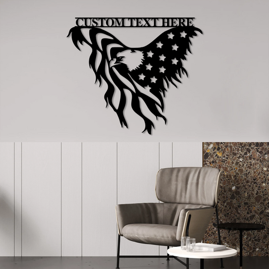 Custom American Eagle Wall Art
