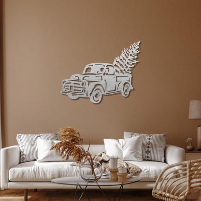 Christmas Truck Wall Art