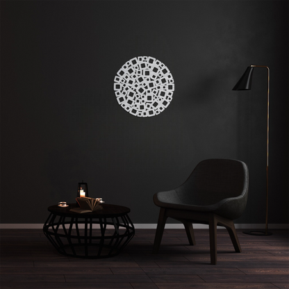 Pixel Orbit Wall Art