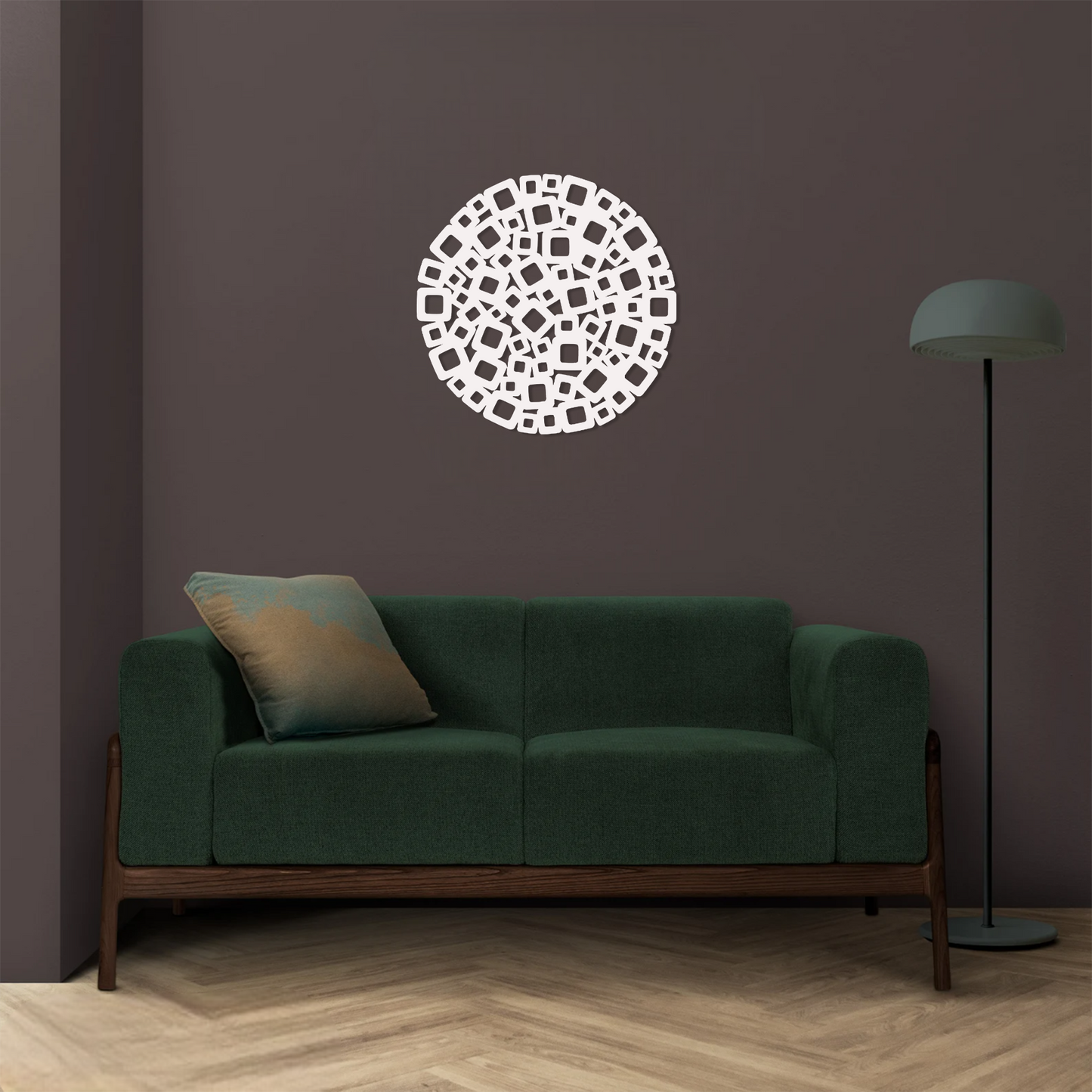 Pixel Orbit Wall Art