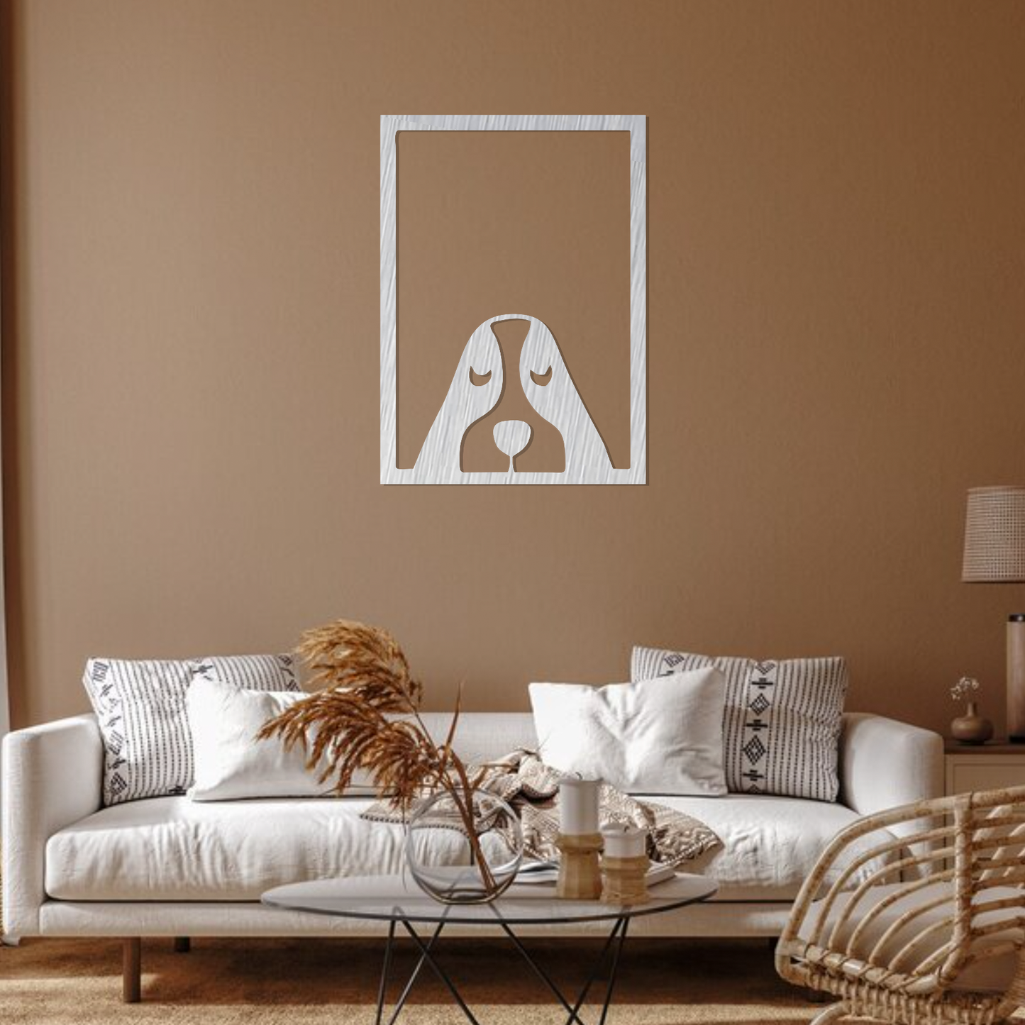 Peeking Dog Wall Art