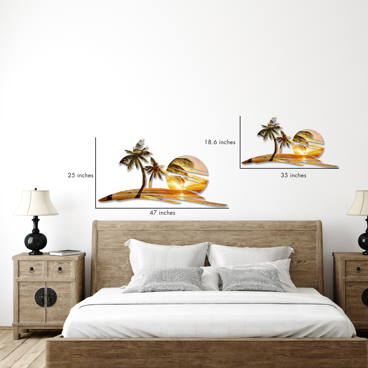 Sunset Beach Printed Wall Art