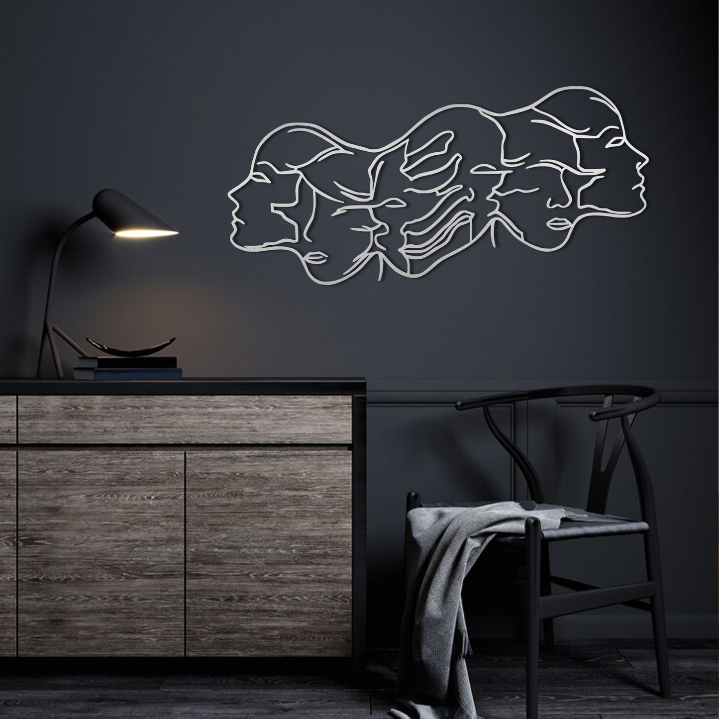 Fluid Faces Wall Art