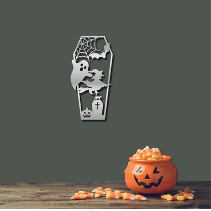 Spooky Coffin Wall Art