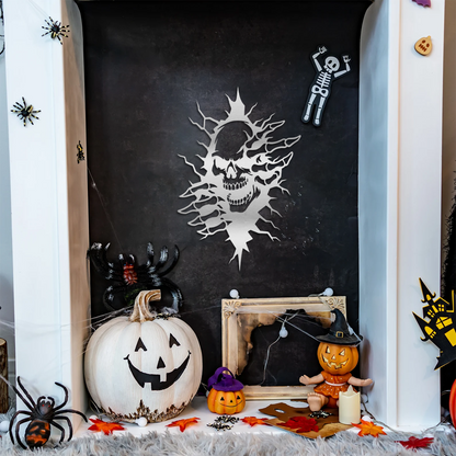 Peeking Skull Wall Art