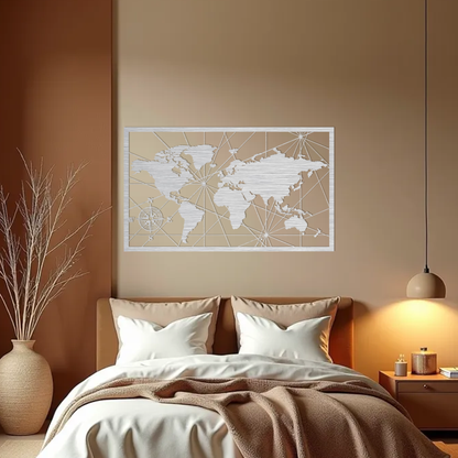 World Map Wall Art