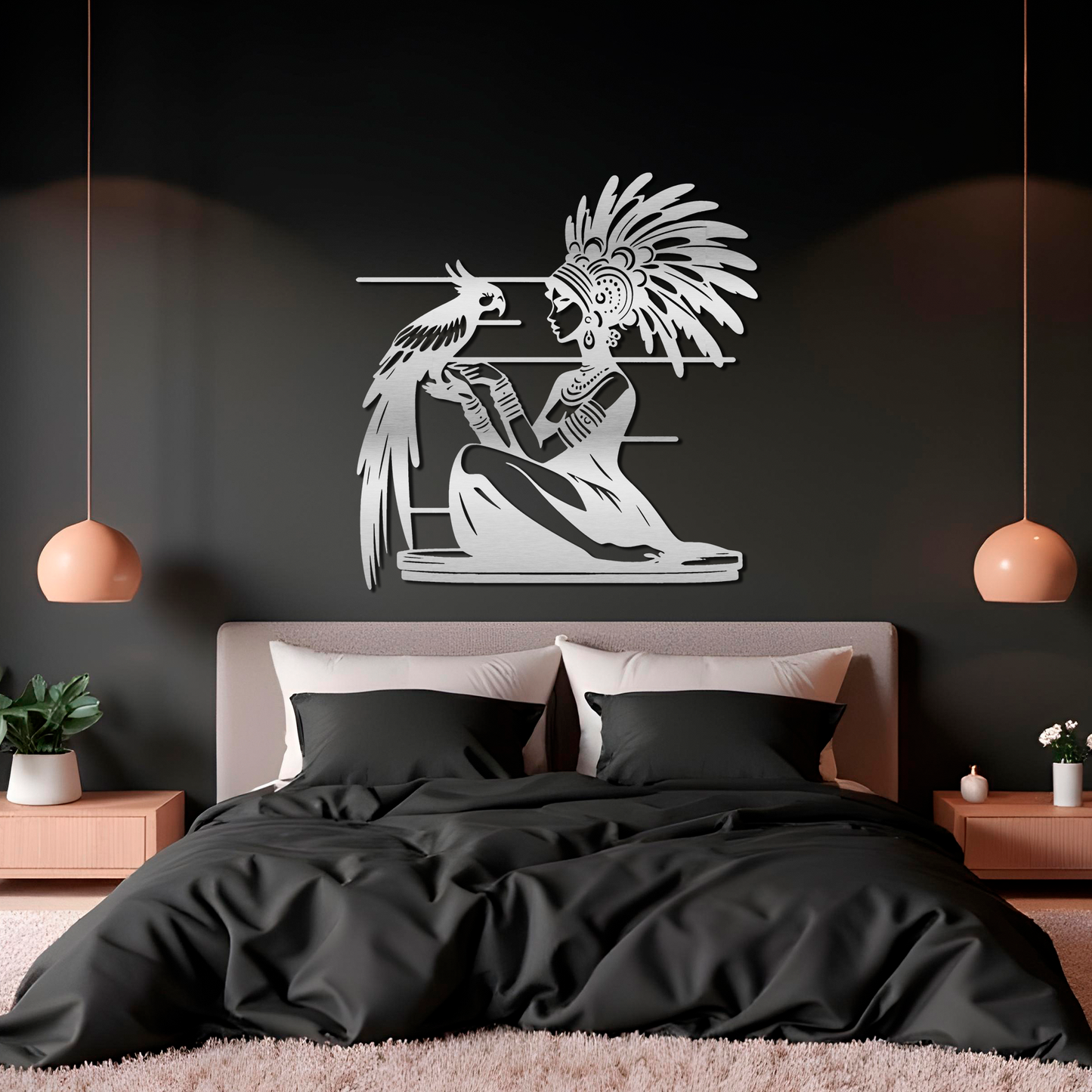 Aztec Woman Wall Art