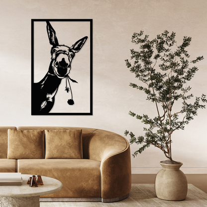 Farmhouse Donkey Wall Art