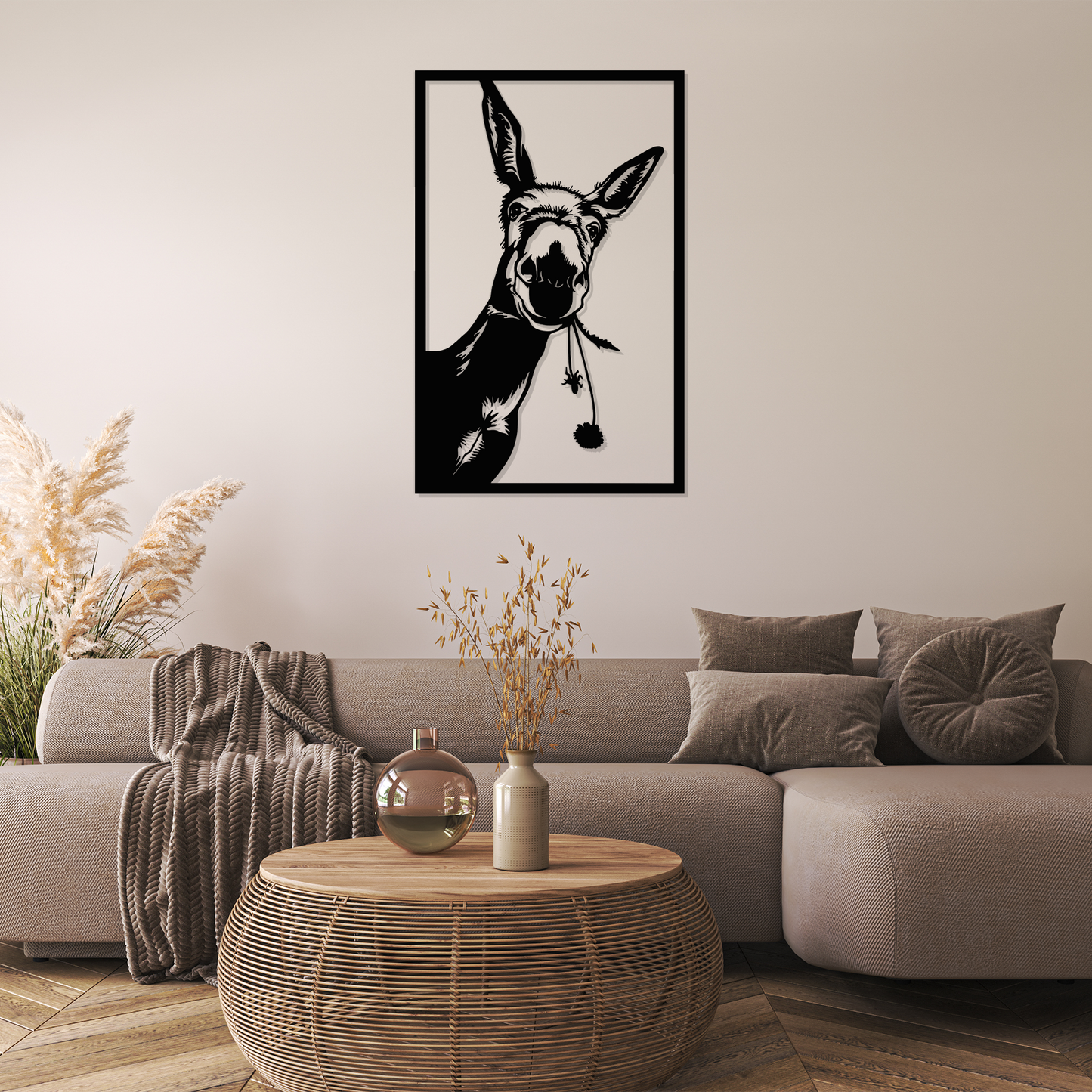 Farmhouse Donkey Wall Art