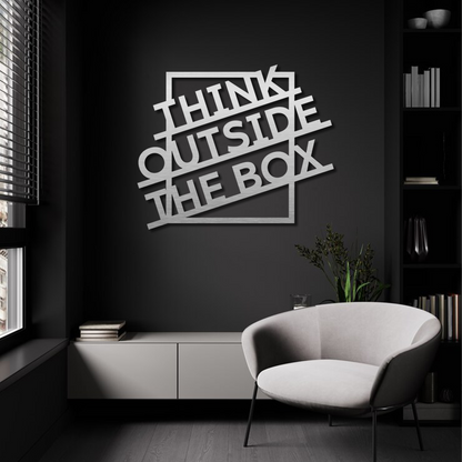 Think Outside The Box Wall Art